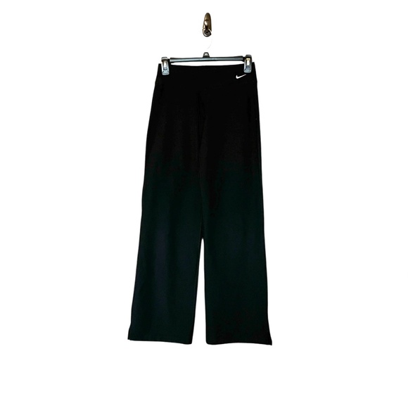 Nike Women's Black Wide Leg Track Tights Size XS - Picture 1 of 10